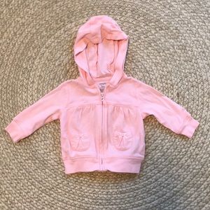Carter’s Pink Hoodie Jacket-NWOT-Size 3 months